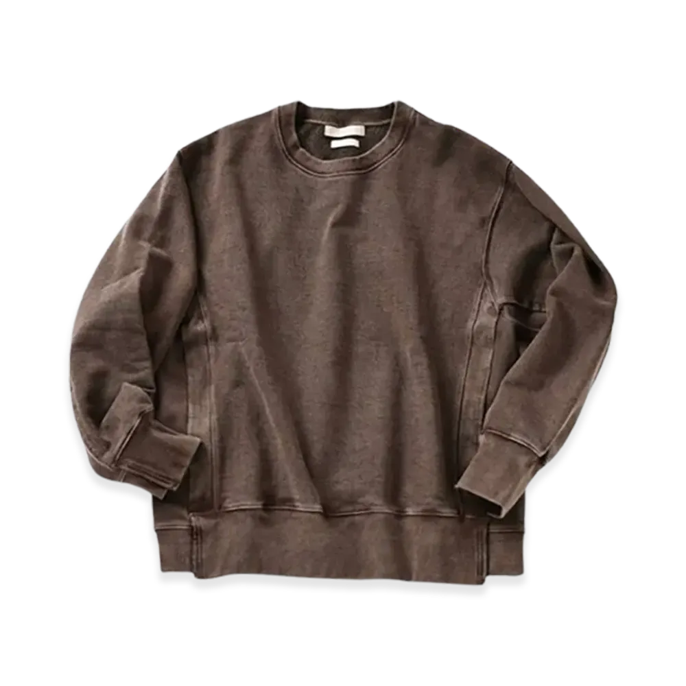 YOKE x JOURNAL STANDARD 25FW Connected Sweat Shirt "Brown"