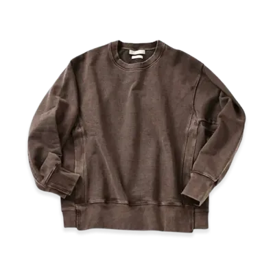 YOKE x JOURNAL STANDARD 25FW Connected Sweat Shirt "Brown"