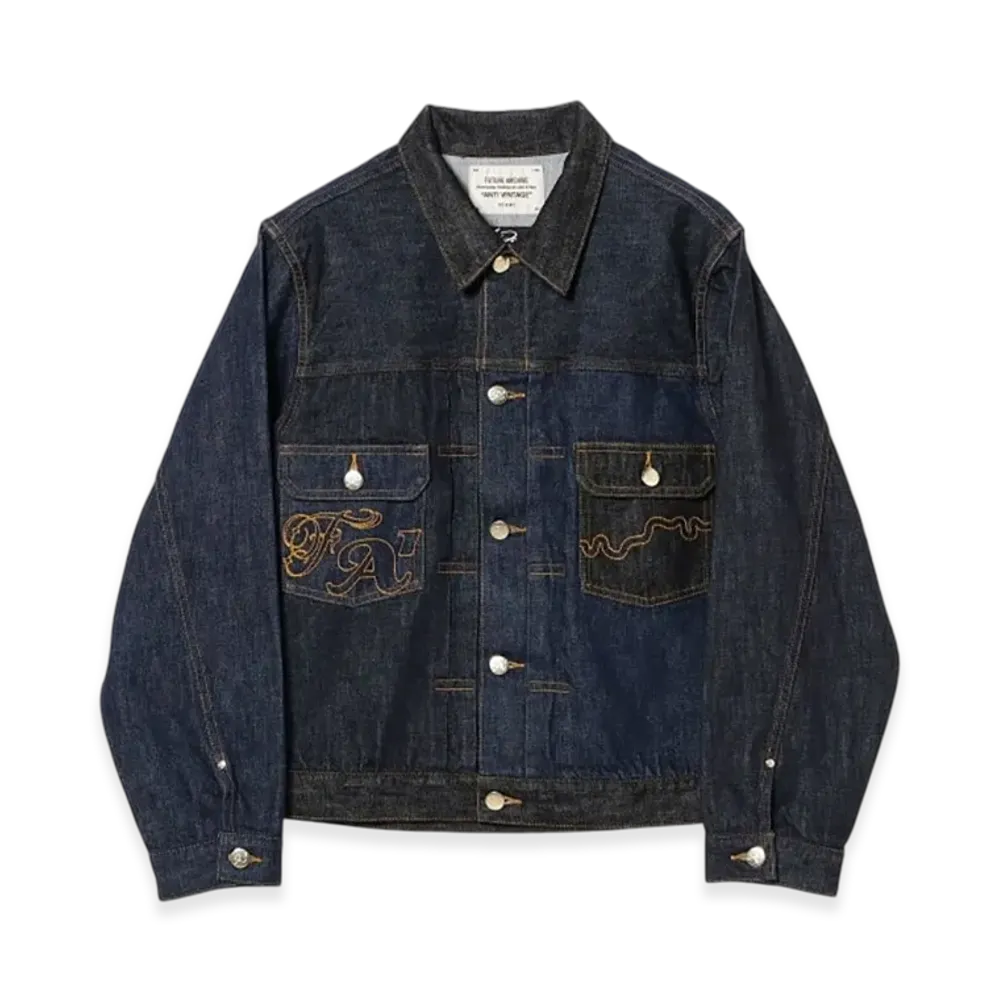BEAMS FUTURE ARCHIVE Crazy Denim Jacket "Indigo"