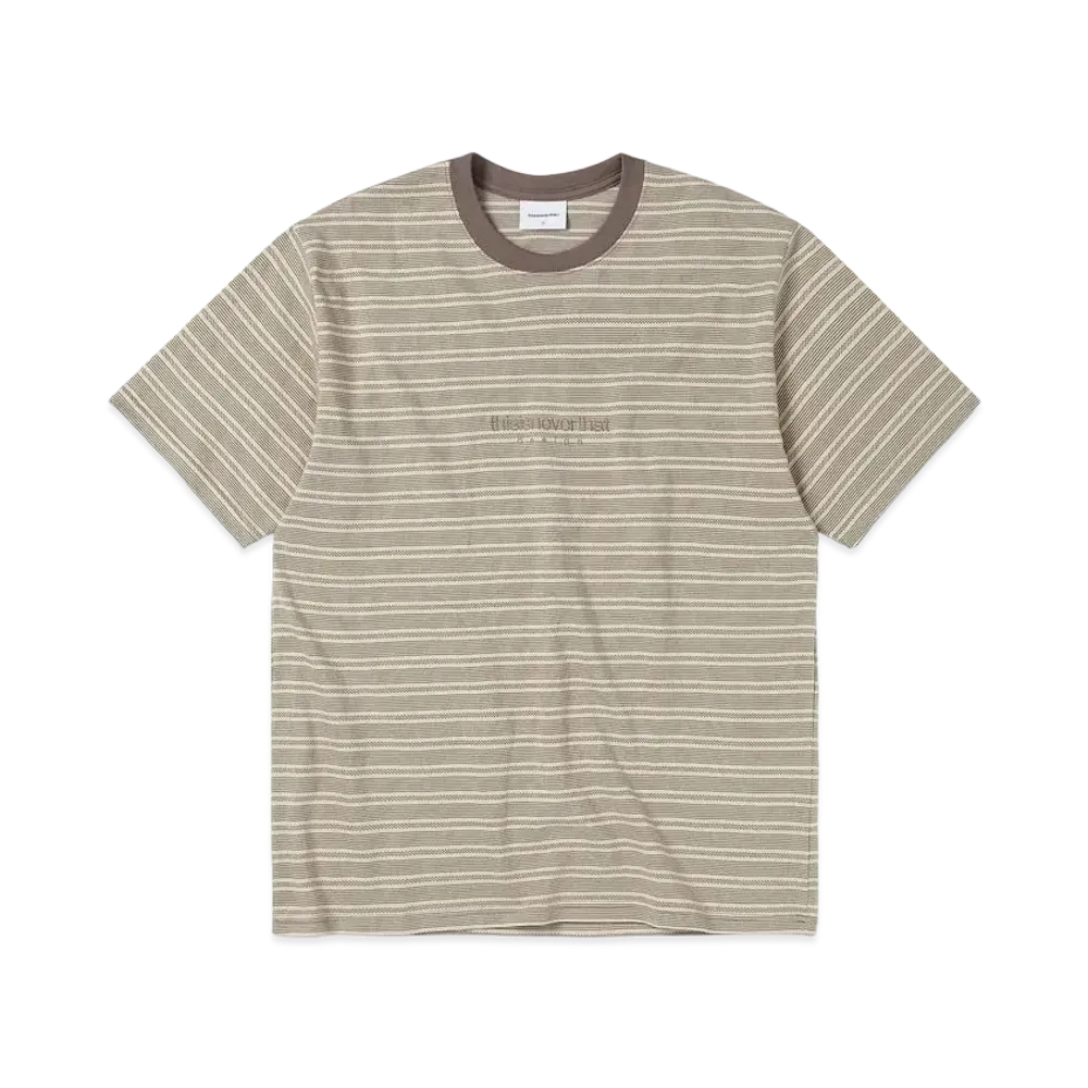 thisisneverthat Micro Striped Tee "Brown"