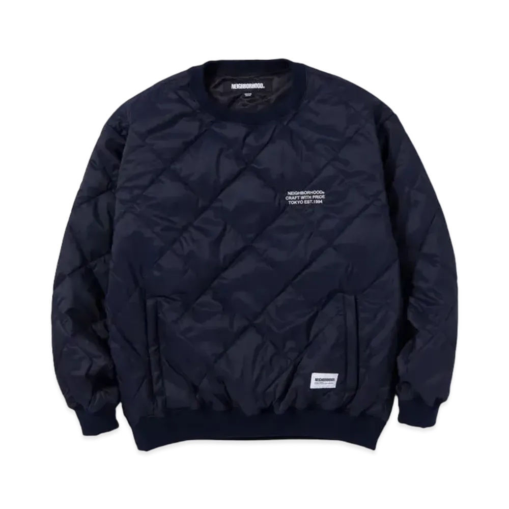 NEIGHBORHOOD Quilting Pullover Shirt LS "Navy"