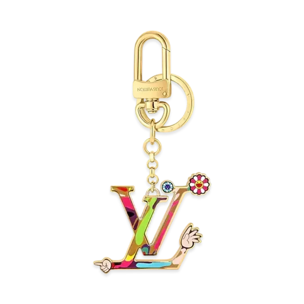 Louis Vuitton x Takashi Murakami Iconic Superflat Key Holder "Multicolor"