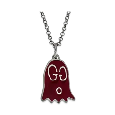 GUCCI Ghost Silver Necklace "Silver"