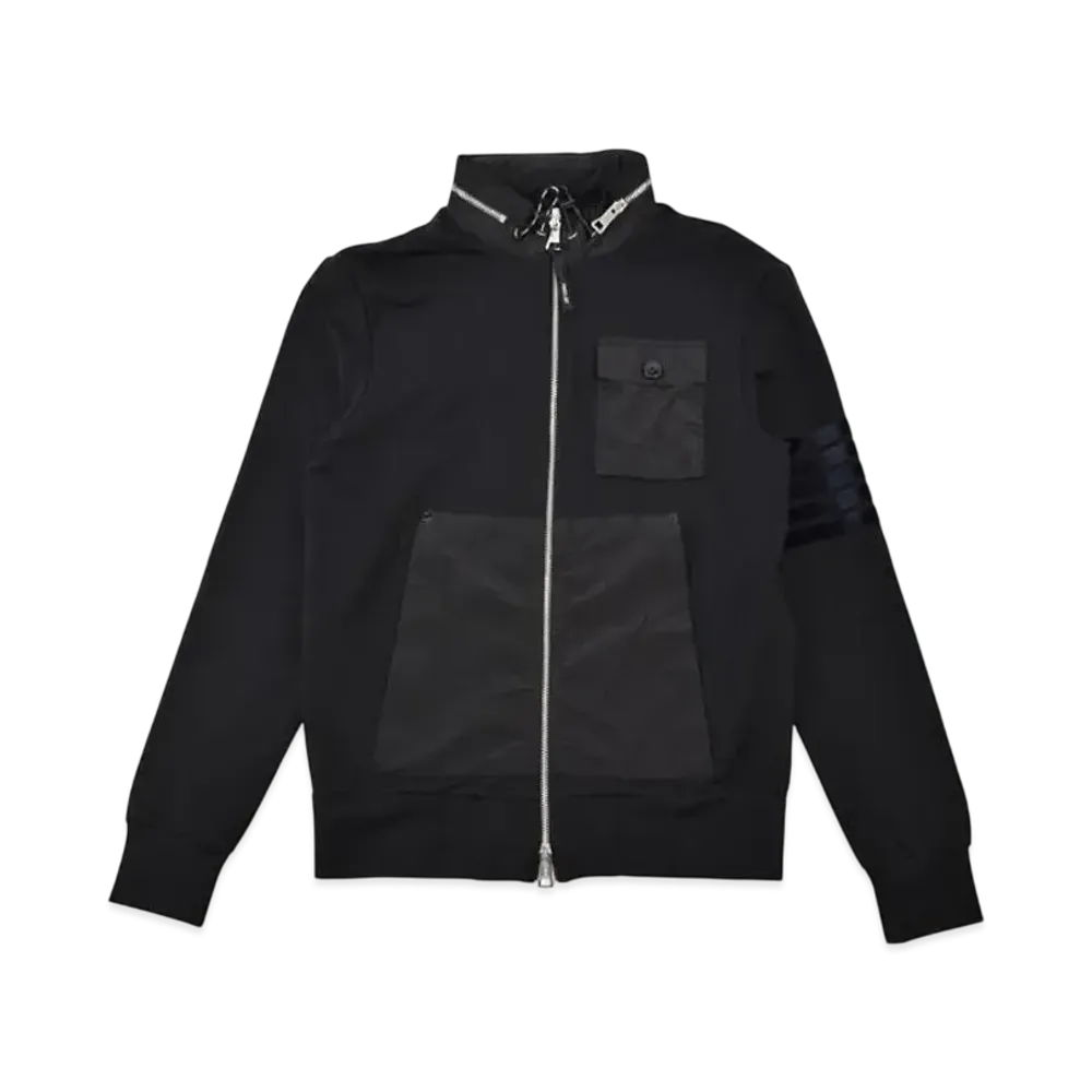 PMDS Line Design Stretch Track Jacket "Black Carbon" F25SW744Z