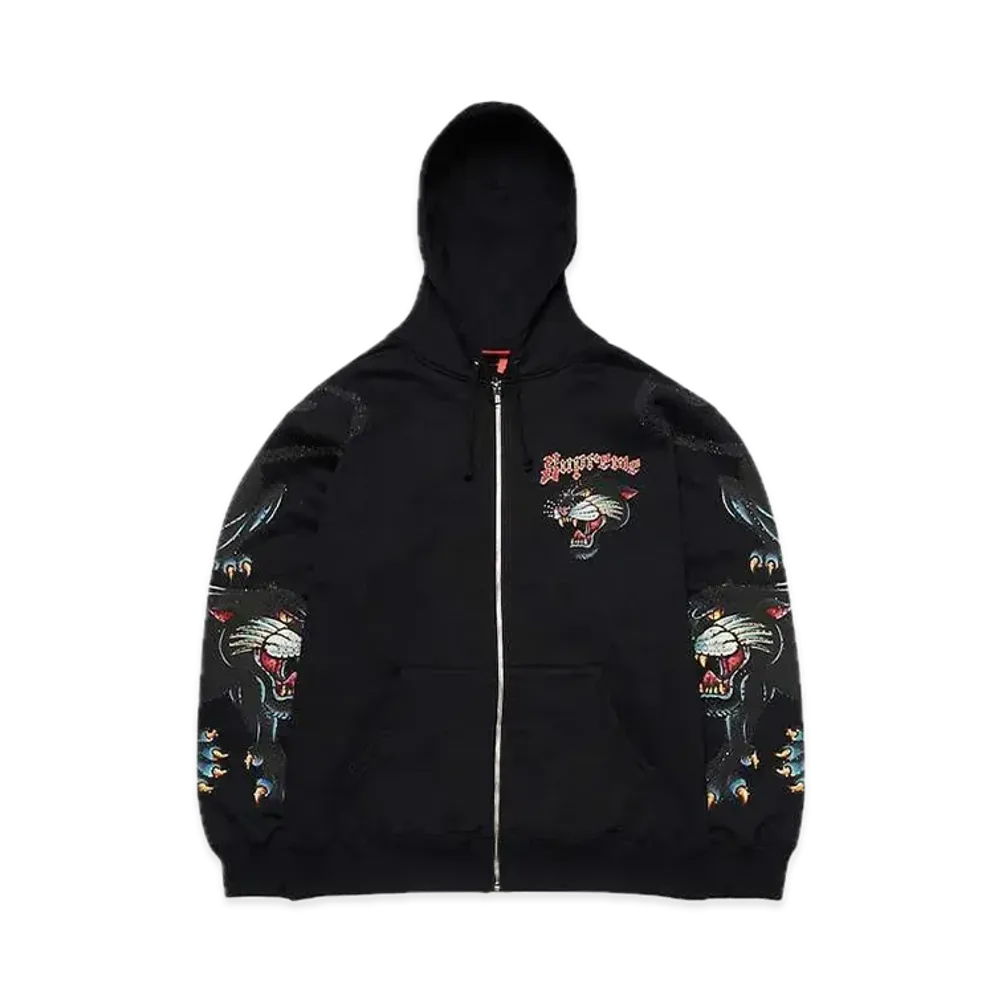 シュプリーム Supreme Panther Zip Up Hooded Sweatshirt 