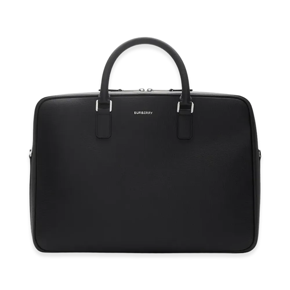Burberry Leather Briefcase "Black"