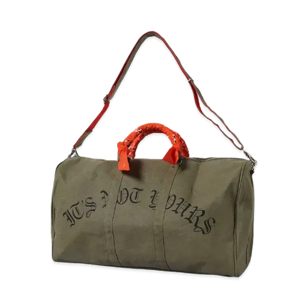 TAIN DOUBLE PUSH BOSTON BAG "KHAKI"