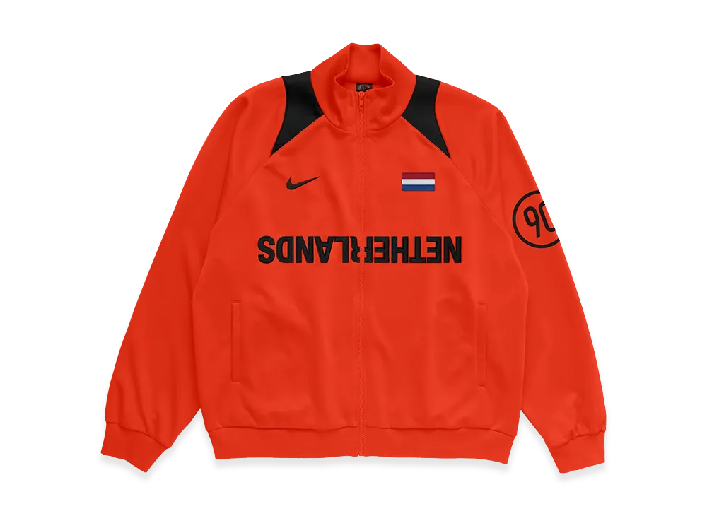 Travis Scott Cactus Jack x Nike Netherlands Total 90 Anthem Jacket "Orange"