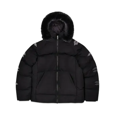 TRAPSTAR Irongate Chenille Sleeve Puffer "Black"