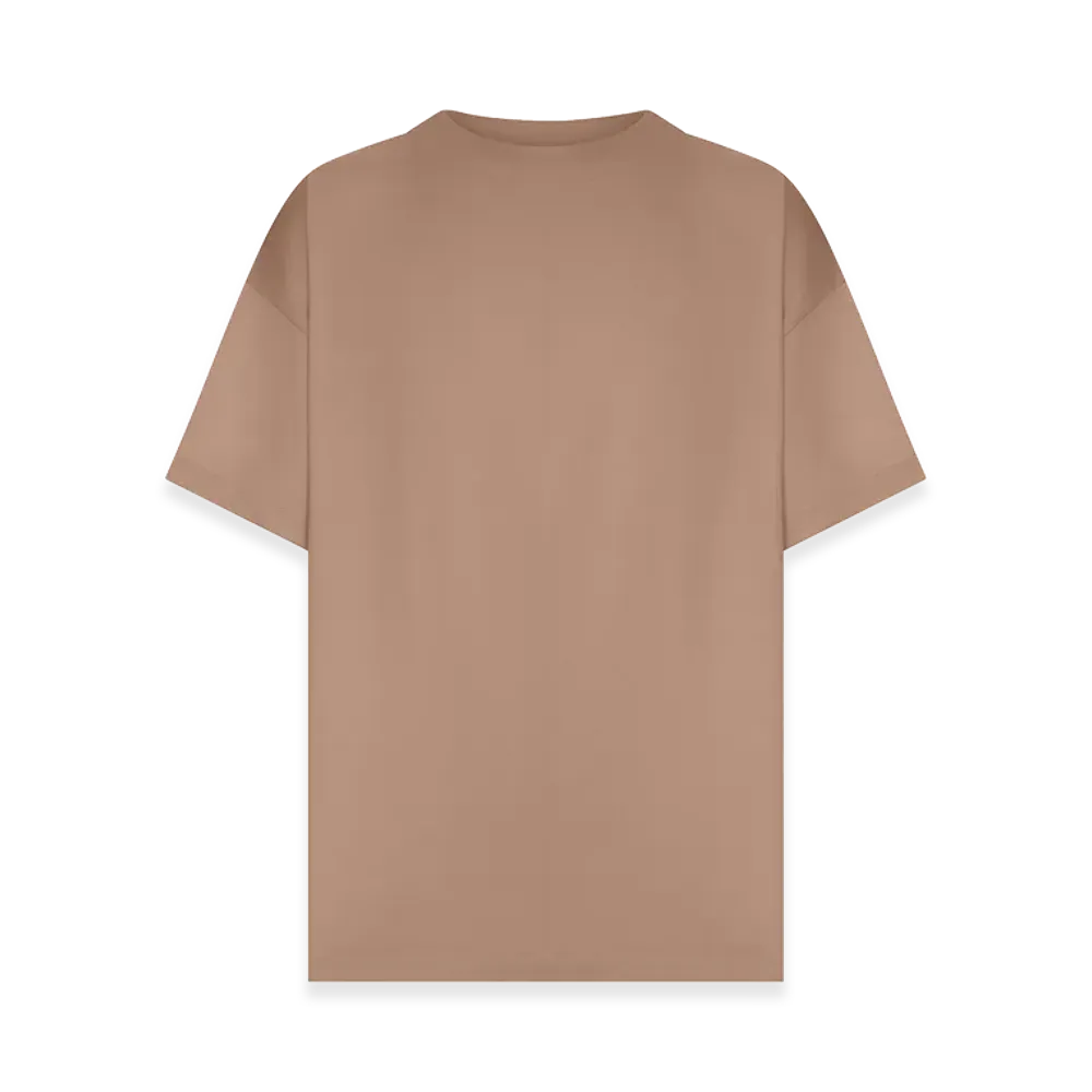 FEAR OF GOD Oversized Crew-Neck T-Shirt In Cotton Blend "Beige"