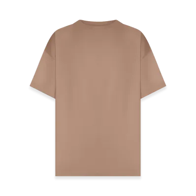FEAR OF GOD Oversized Crew-Neck T-Shirt In Cotton Blend "Beige"