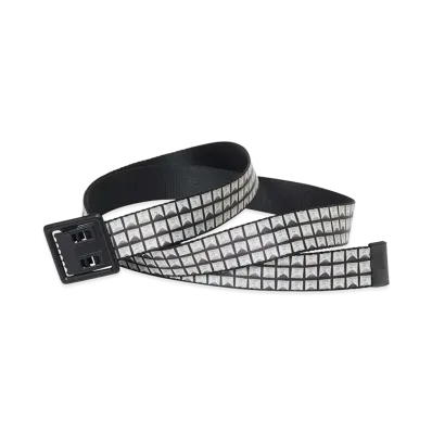 HYSTERIC GLAMOUR Studs Print Tape Belt "Black"