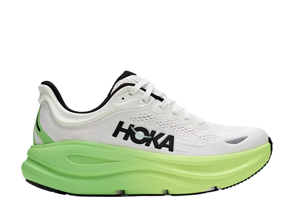 Hoka Women's Bondi 9 "White/Tart Apple"