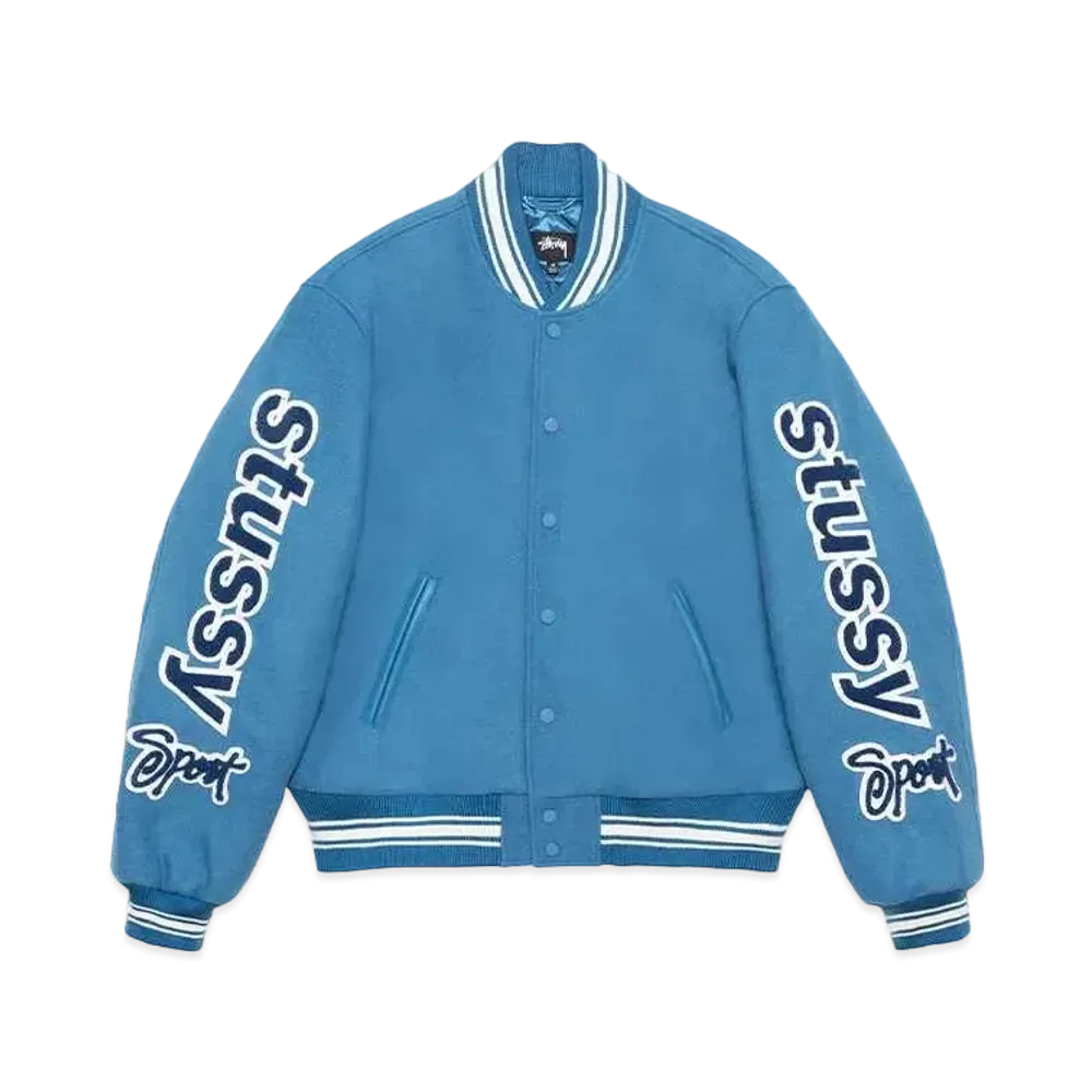 Stussy Varsity Jacket Competiton "Blue"