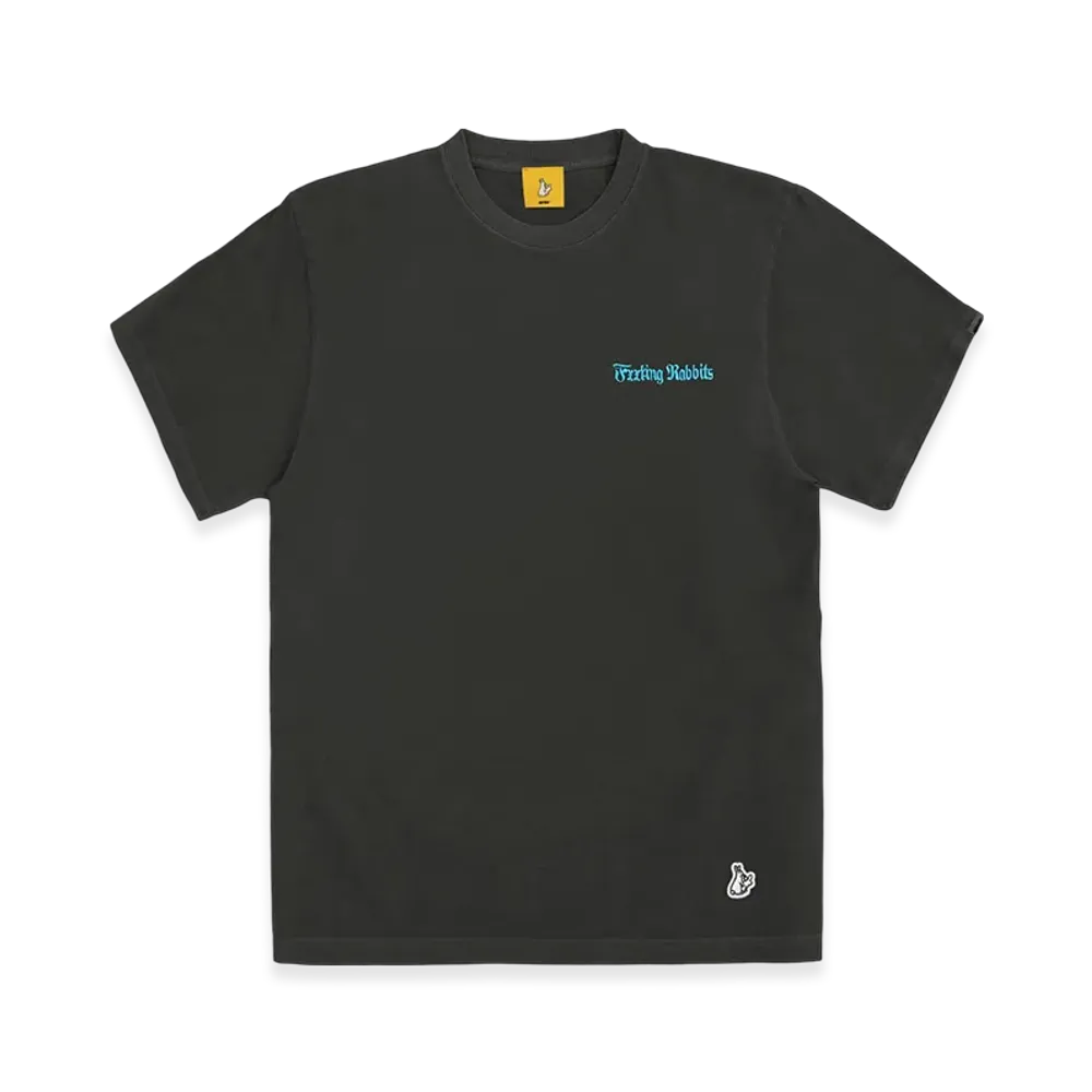 FR2 Cross Rabbits Tattoos Garment Dye T-shirt "Black"