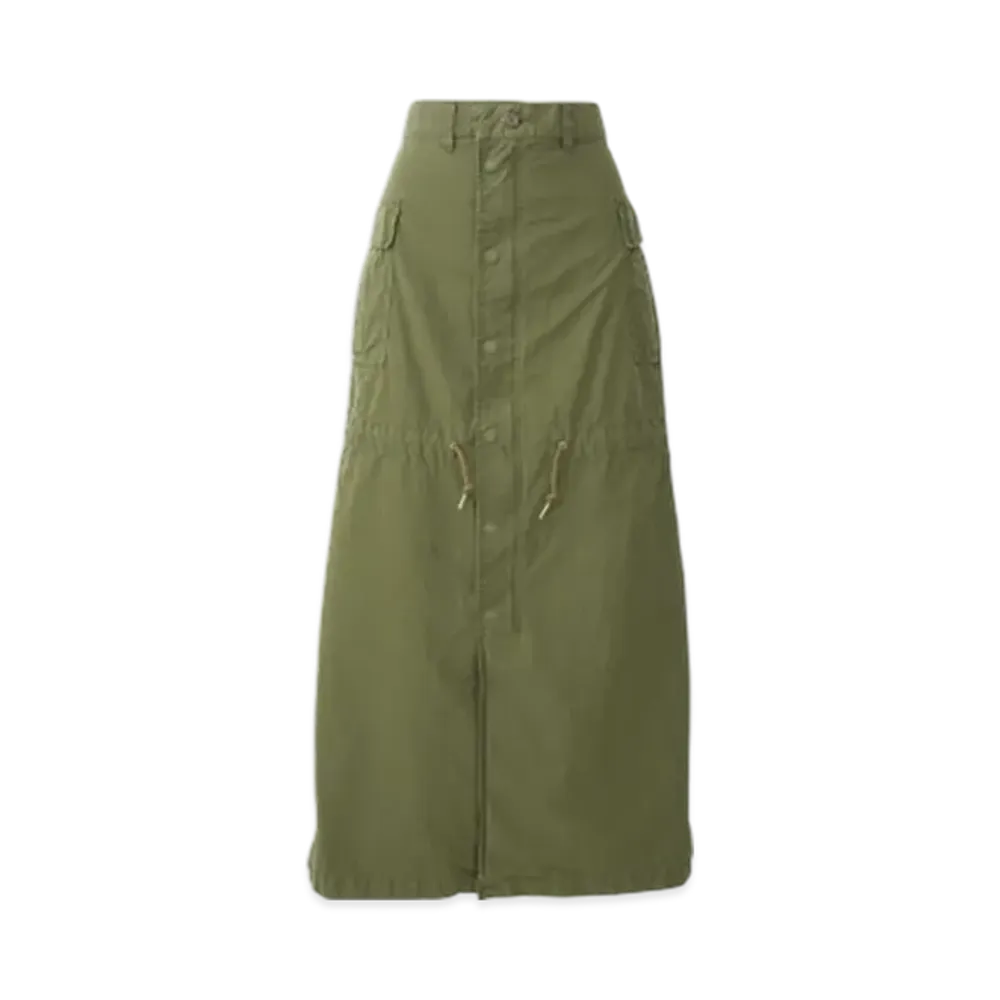 HYSTERIC GLAMOUR Military Long Skirt "Khaki"