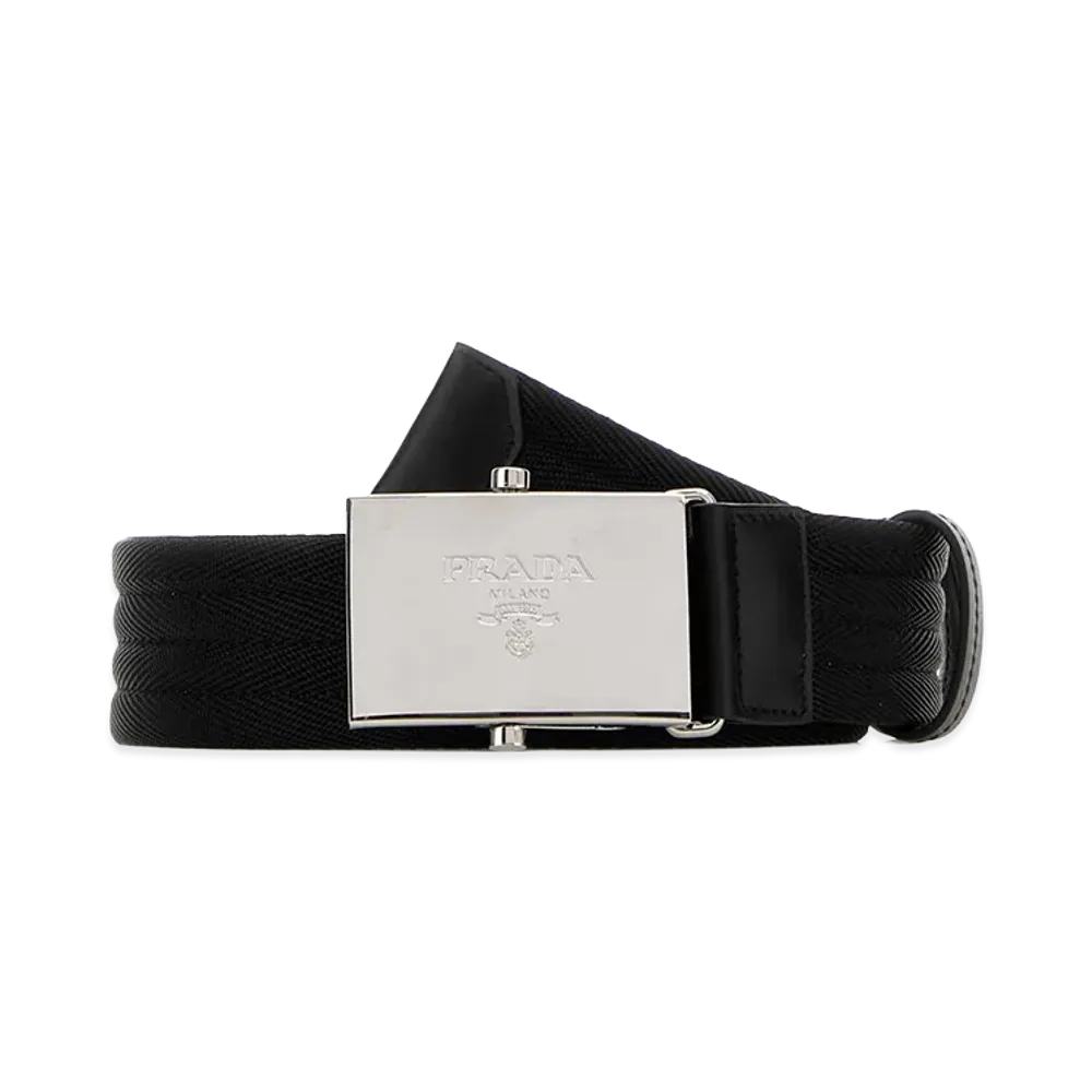 PRADA Fabric Belt "Black"