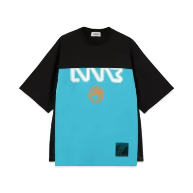 AMBUSH Panelled Graphic SS T-Shirt "Black"