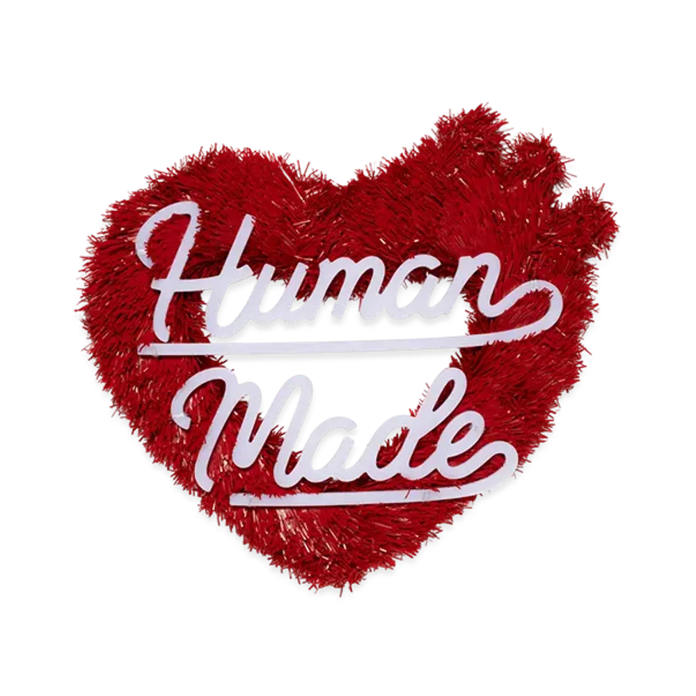 HUMAN MADE Happy Holidays Wreath Large "Red"