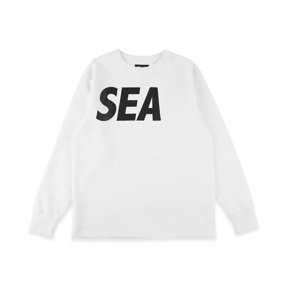 WIND AND SEA SIG L/S Tee "White"
