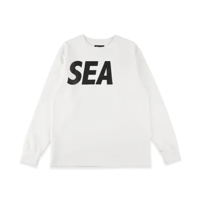 WIND AND SEA SIG L/S Tee "White"