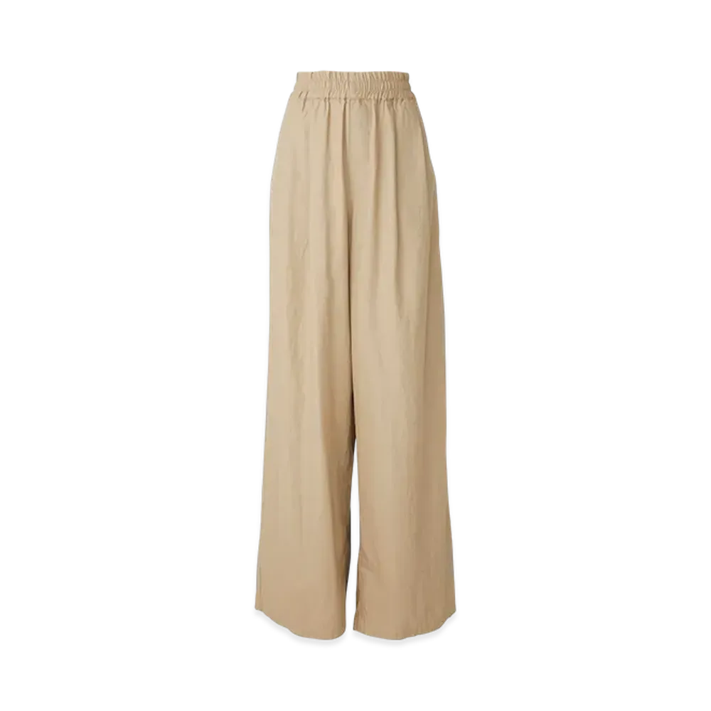 HYSTERIC GLAMOUR High-Waisted Wide-Pleated Pants "Beige"