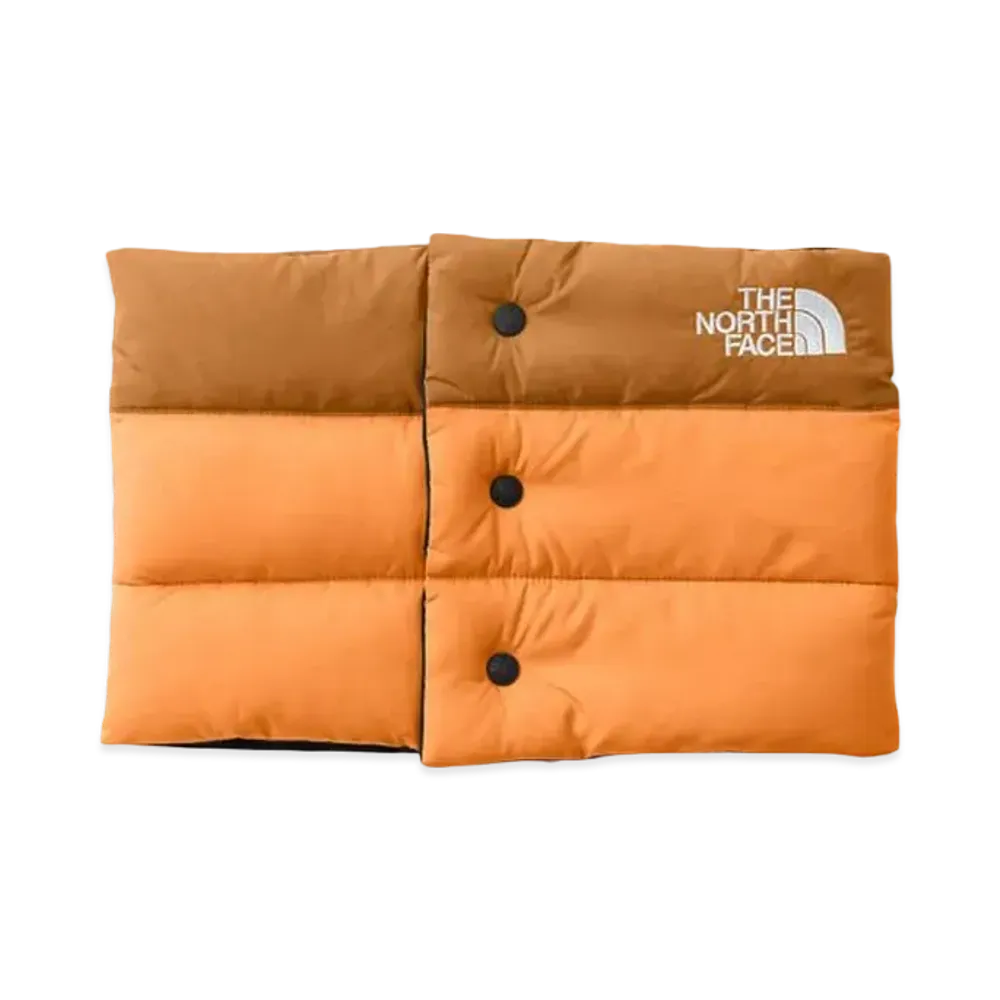The North Face Nuptse Neck Gaiter "Iron CitrusxApricot Glaze"