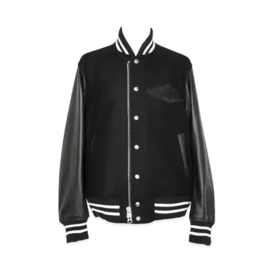 sacai x Gonz Wool Melton x Leather Blouson "Black"