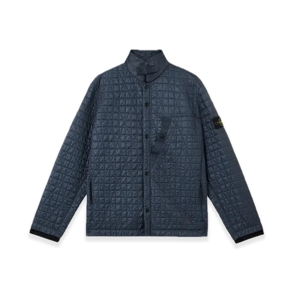 Stone Island 4100024 Crinkle Reps Ny Quilted-Tc Recycled Nylon "Ink Blue"