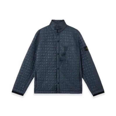 Stone Island 4100024 Crinkle Reps Ny Quilted-Tc Recycled Nylon "Ink Blue"