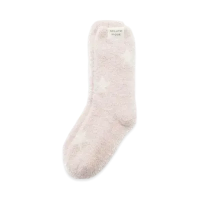 GELATO PIQUE Powder Star Jacquard Socks "Pink"