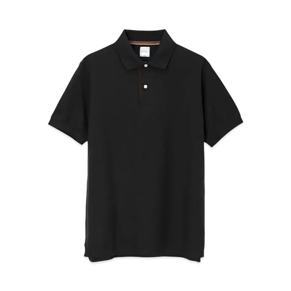 Paul Smith Artist Stripe Polo Shirt "Black"
