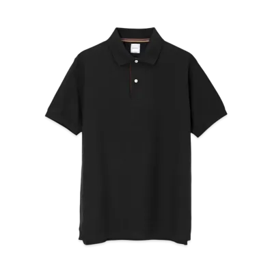 Paul Smith Artist Stripe Polo Shirt "Black"