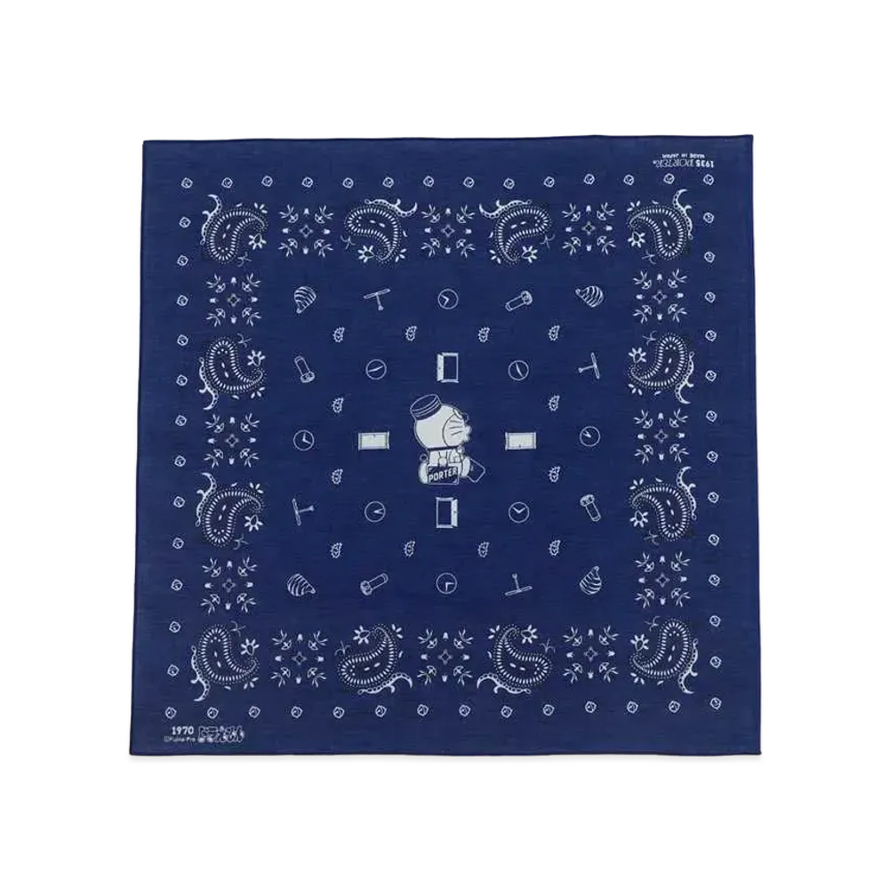 PORTER x Doraemon Bandana "Blue"