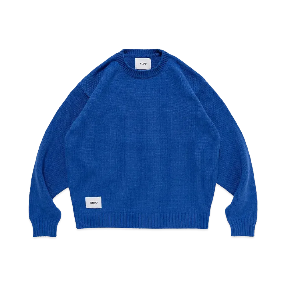 WTAPS Sign / Sweater / Poly "Blue"