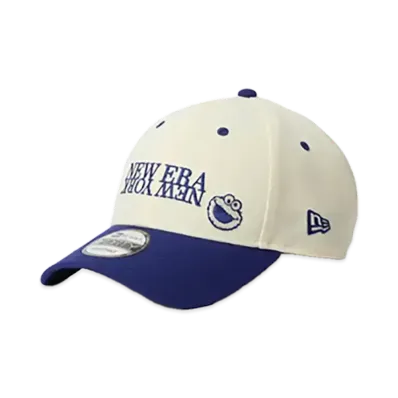 NEW ERA x SESAME STREET 9Forty Cookie Monster Golf "Chrome White/Blue"