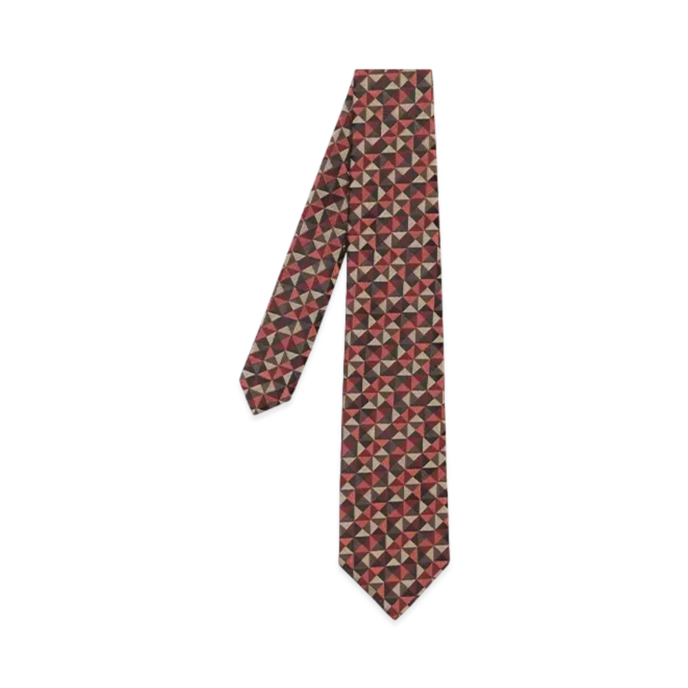 Paul Smith Geometric Pattern Tie "GoldenYellow"