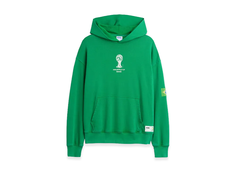 Gap x Ouigi Theodore FIFA World Cup Vintage Soft French Terry Oversized Hoodie Brazil "Green"