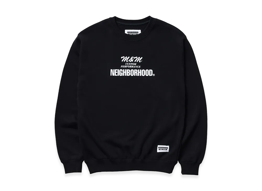 NEIGHBORHOOD x OT x M&M . Kids Sweat Shirt "Black"