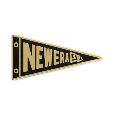 NEW ERA Cap Accessories Pins 59Fifty Day Memorial Collection Pennant Flag "Black/Gold"