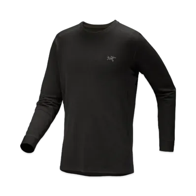 ARC'TERYX Raw Merino Wool Crew Neck Men'S "Black" X000007480
