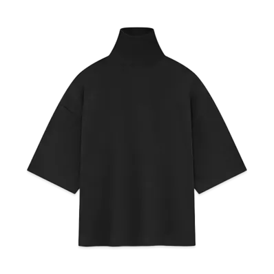 FEAR OF GOD ESSENTIALS Milano High Neck Tee "Black"