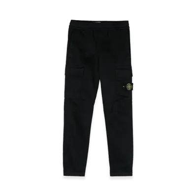 Stone Island Kids Pantaloni Cargo "Blue"