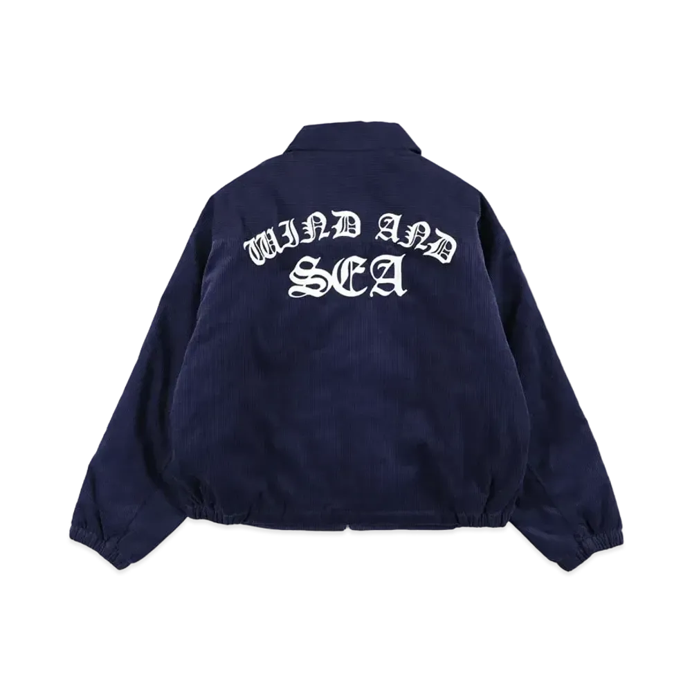 WIND AND SEA Corduroy Blouson "Navy"