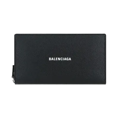 BALENCIAGA Cash Continental Wallet ”Black”