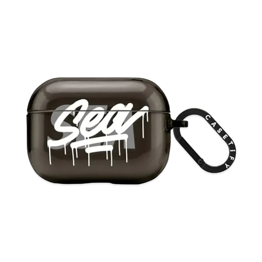 WIND AND SEA x CASETIFY x it's a living LOGO TPU Air Pods Pro Case "Black"