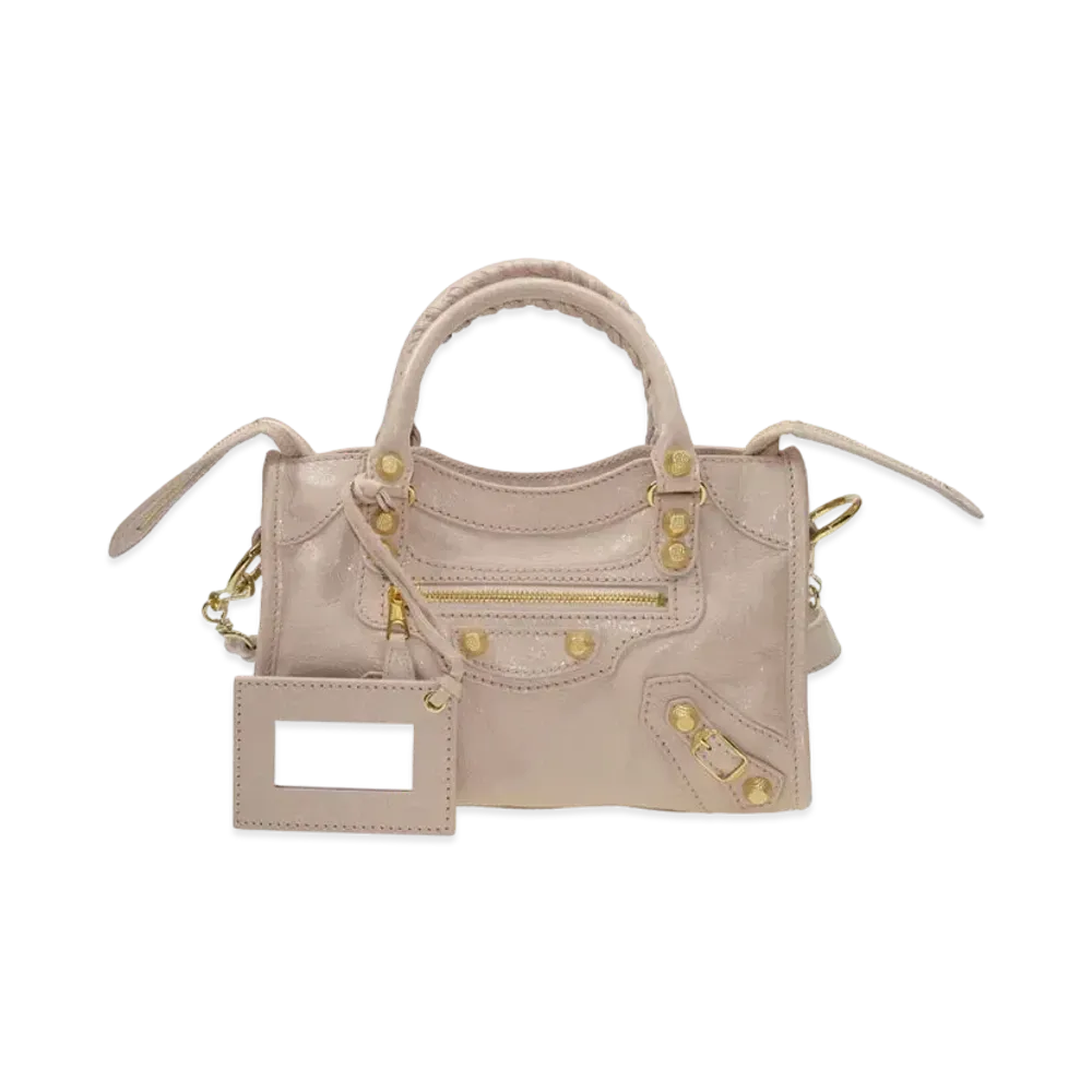 BALENCIAGA Handbag Lambskin "Pink"