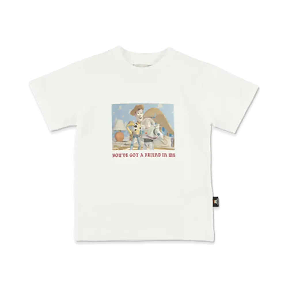 WIND AND SEA x TOY STORY Vintage Kids Tee Friend "White"