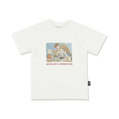 WIND AND SEA x TOY STORY Vintage Kids Tee Friend "White"