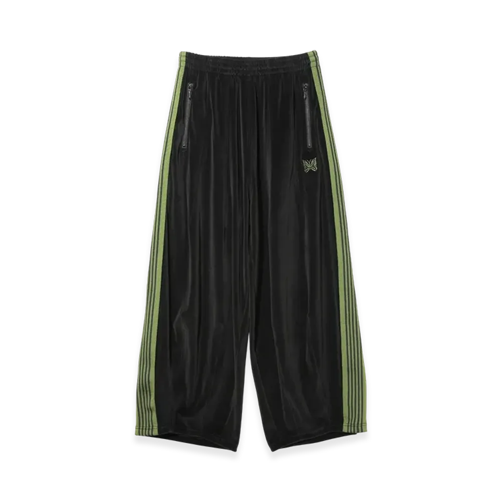 NEEDLES H.D. Track Pant - C/PE Velour "Black"